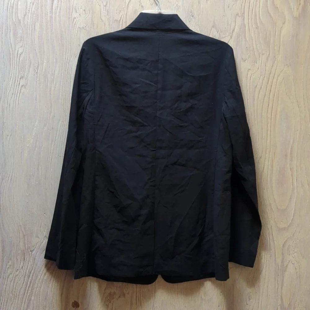 NWT Women's Relaxed Fit Essential Blazer - A New Day™ Black Size Small - Picture 7 of 7